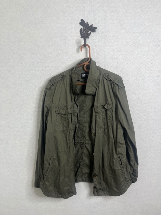 Buffalo David Bitton Other - Buffalo David Bitton Olive Green Utility Jacket Lightweight Military Style Large